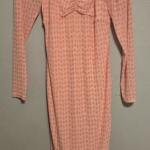 House Of Aama For Target Long Sleeve Pink Dress
